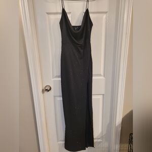 Windsor Black Sparkle Maxi Dress